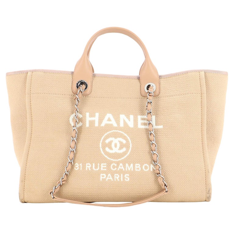 Chanel Deauville Tote Handbag - 31 For Sale on 1stDibs