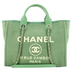 Chanel Deauville NM Tote Mixed Fibers Small