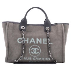 Chanel Deauville NM Tote Mixed Fibers Small