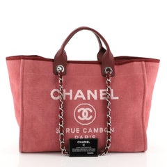 Chanel Deauville Tote Canvas Large