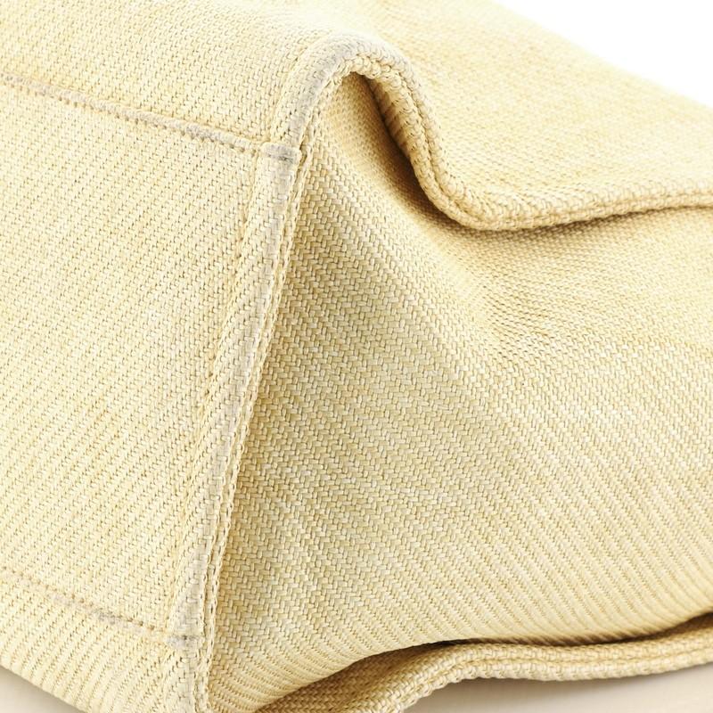 Chanel Deauville Tote Canvas Large In Good Condition In NY, NY