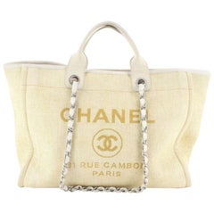 Chanel Deauville Tote Canvas Large
