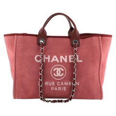 Chanel Deauville Tote Canvas Large 