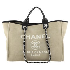 Chanel Deauville Tote Canvas Large