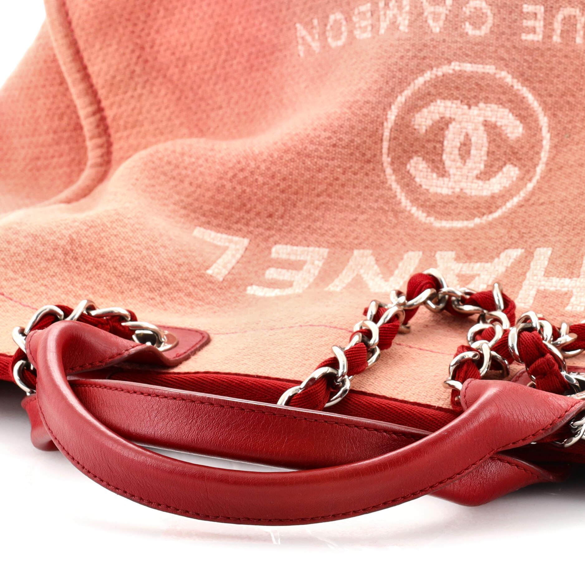 Chanel Deauville Tote Canvas Medium 2