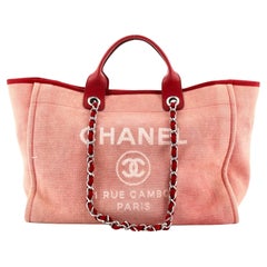 Chanel Deauville Tote Canvas Medium