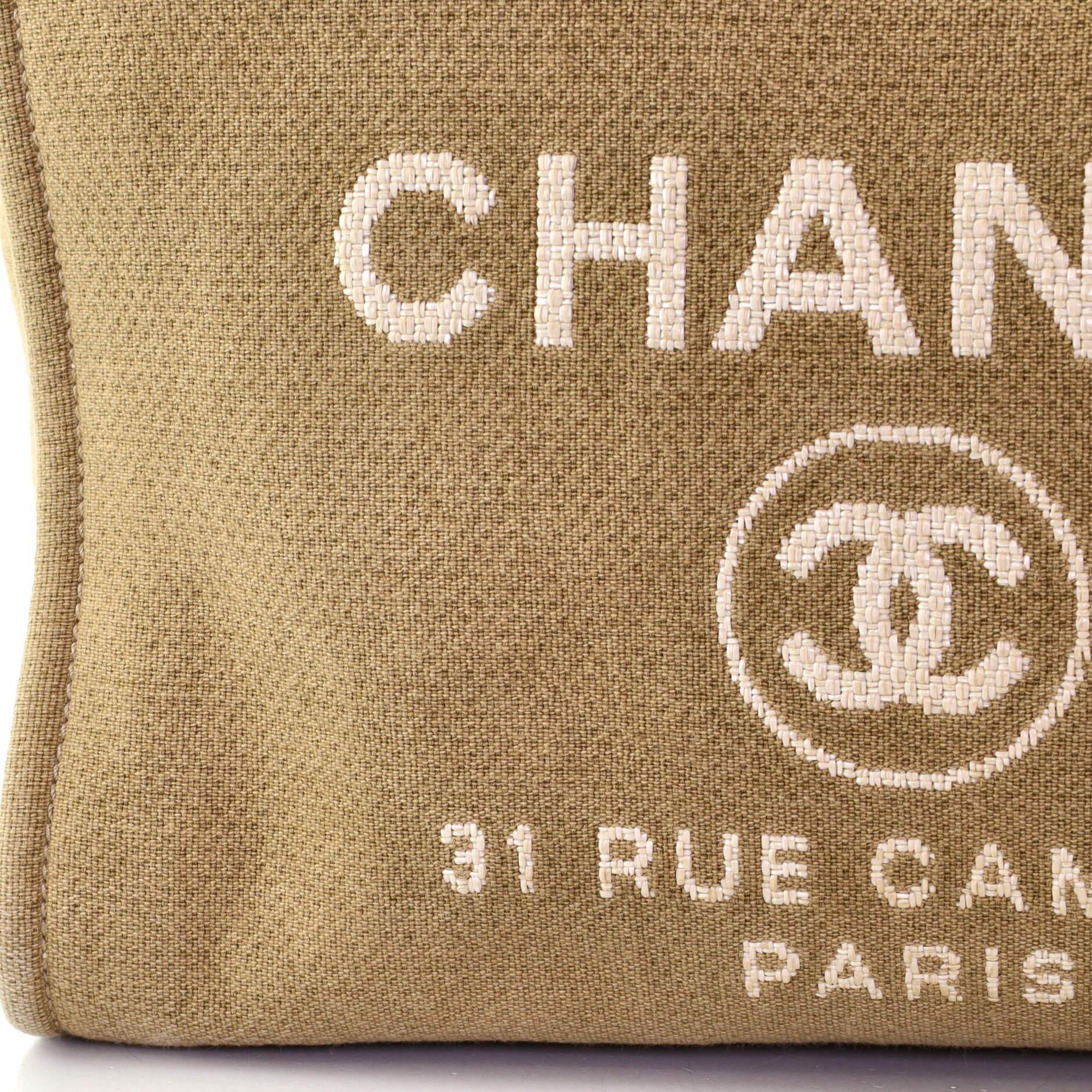 Chanel Deauville Tote Canvas Small 2