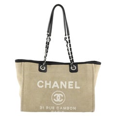 Chanel Deauville Tote Canvas Small