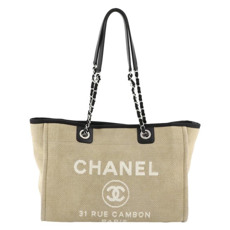 Chanel Jumbo Beige Caviar Leather Cerf Executive Tote Bag For Sale at  1stDibs