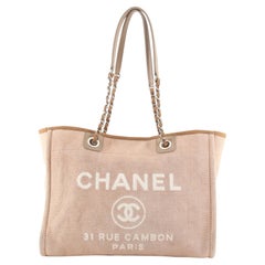 Chanel Deauville Tote Canvas Small