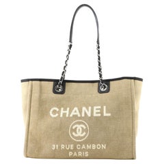 Chanel Deauville Tote Canvas Small