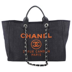 Chanel Deauville Tote Denim Medium