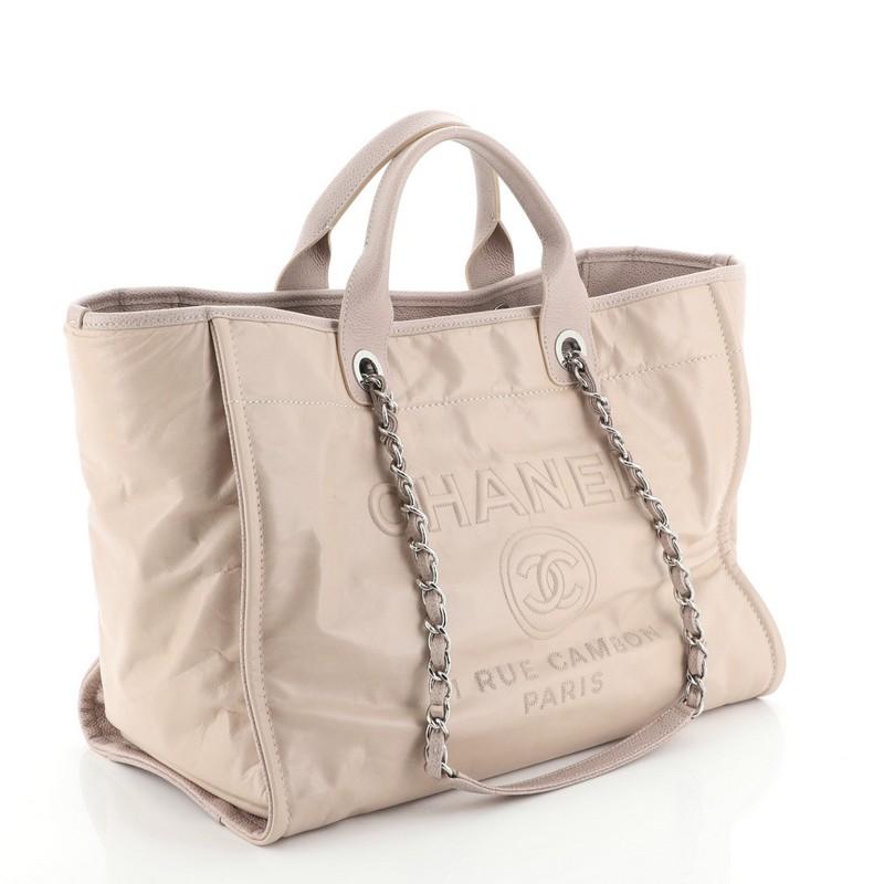chanel glazed deauville tote bag