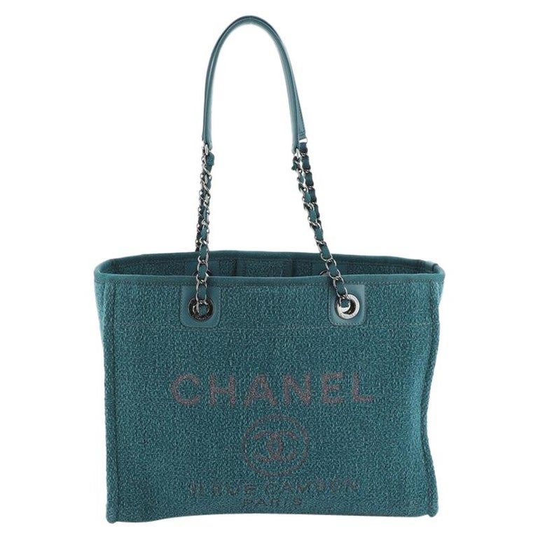 Chanel Deauville Tote Boucle Small at 1stDibs