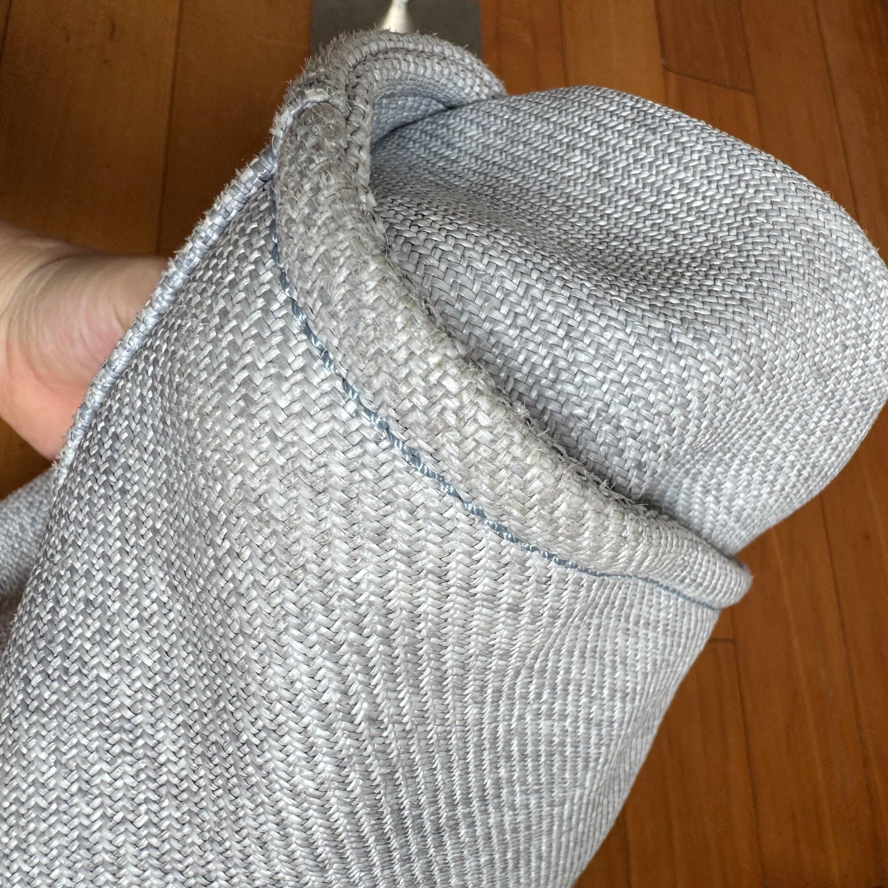 Chanel Deauville Tote Medium Azul claro Gris Denim Top Handle 2013-2014 en venta 14