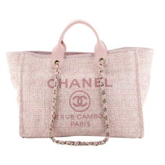 Chanel Deauville Tote Raffia Large