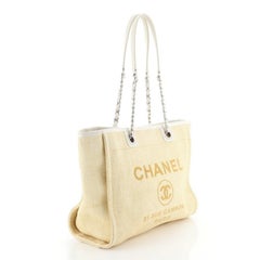 Chanel Deauville Tote Raffia Small