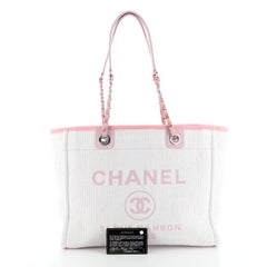 Chanel Deauville Tote Raffia Small