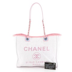 Chanel  Deauville Tote Raffia Small