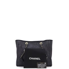 Chanel Deauville Tote Raffia Small