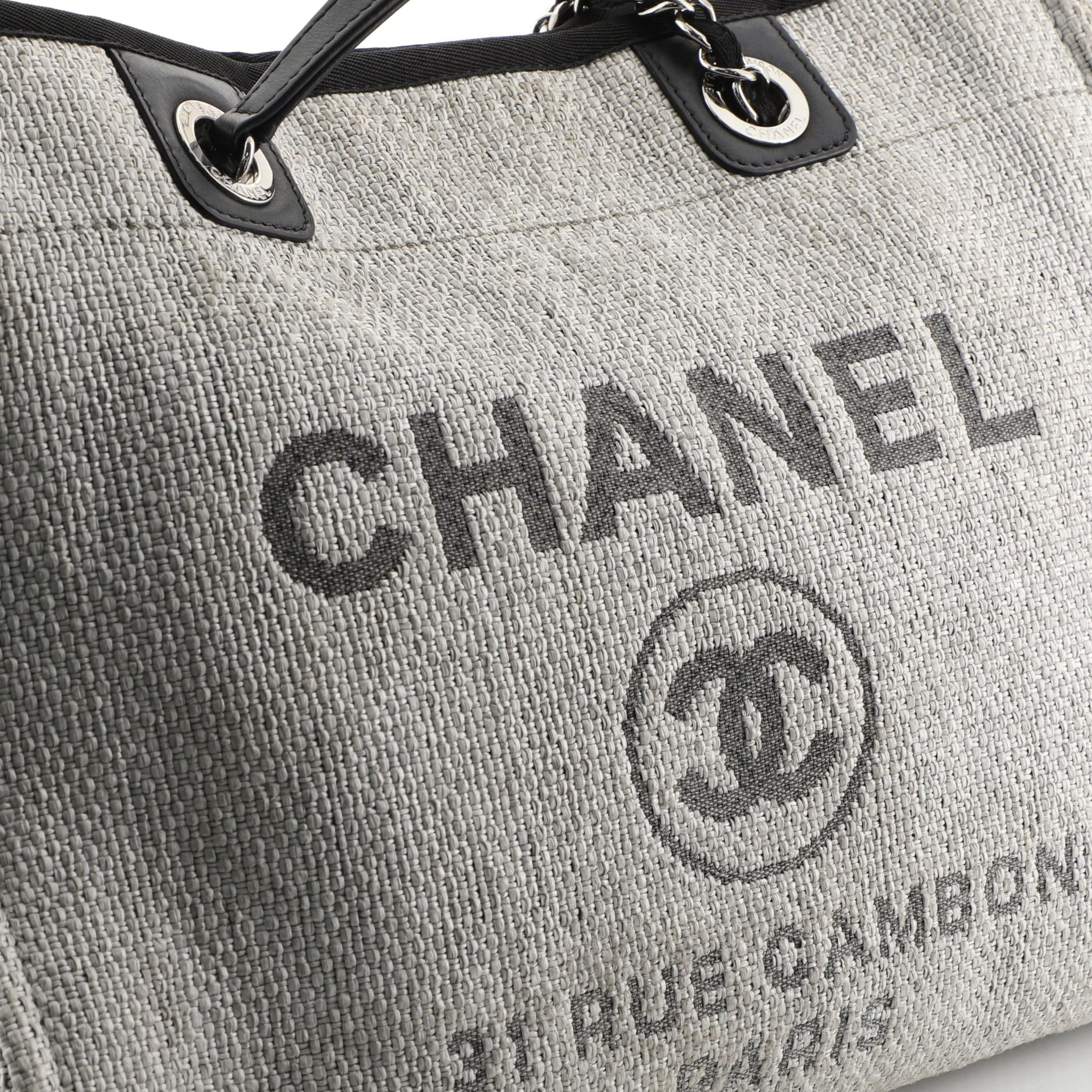 Chanel Deauville Tote Raffia Small 1
