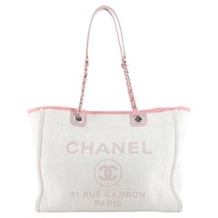 Chanel Deauville Tote Raffia Small