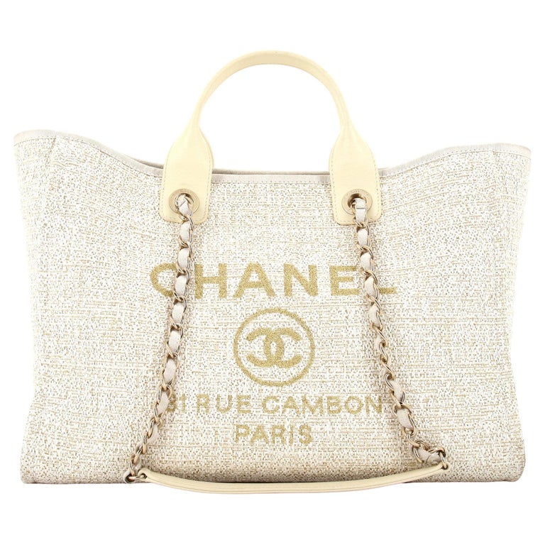 Chanel Deauville Tote Bag - 24 For Sale on 1stDibs  chanel inspired tote  bag, chanel tote bag deauville, chanel canvas deauville large tote bags