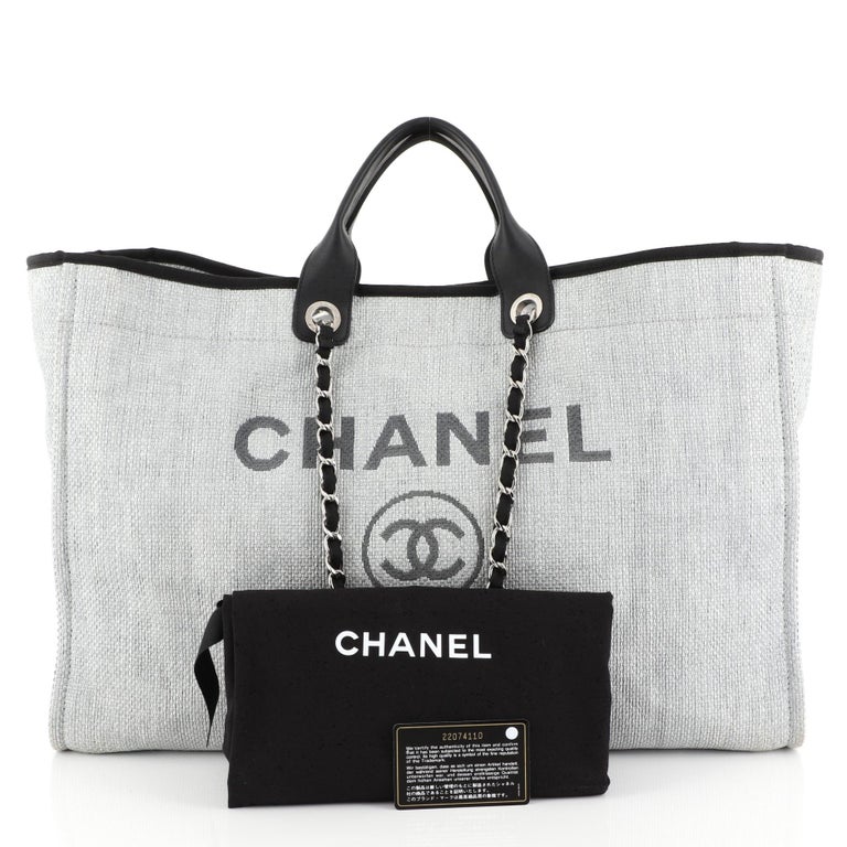 Chanel Deauville Tote Raffia XL