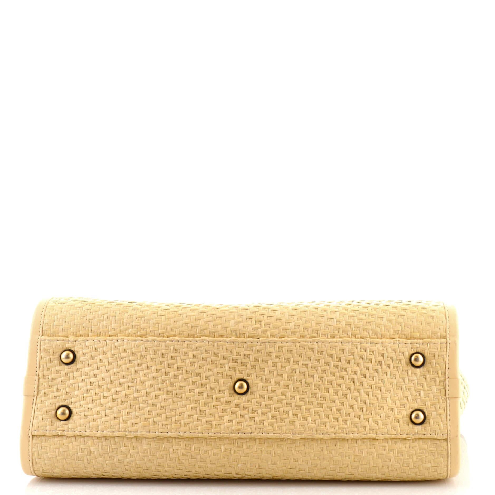 chanel straw bag