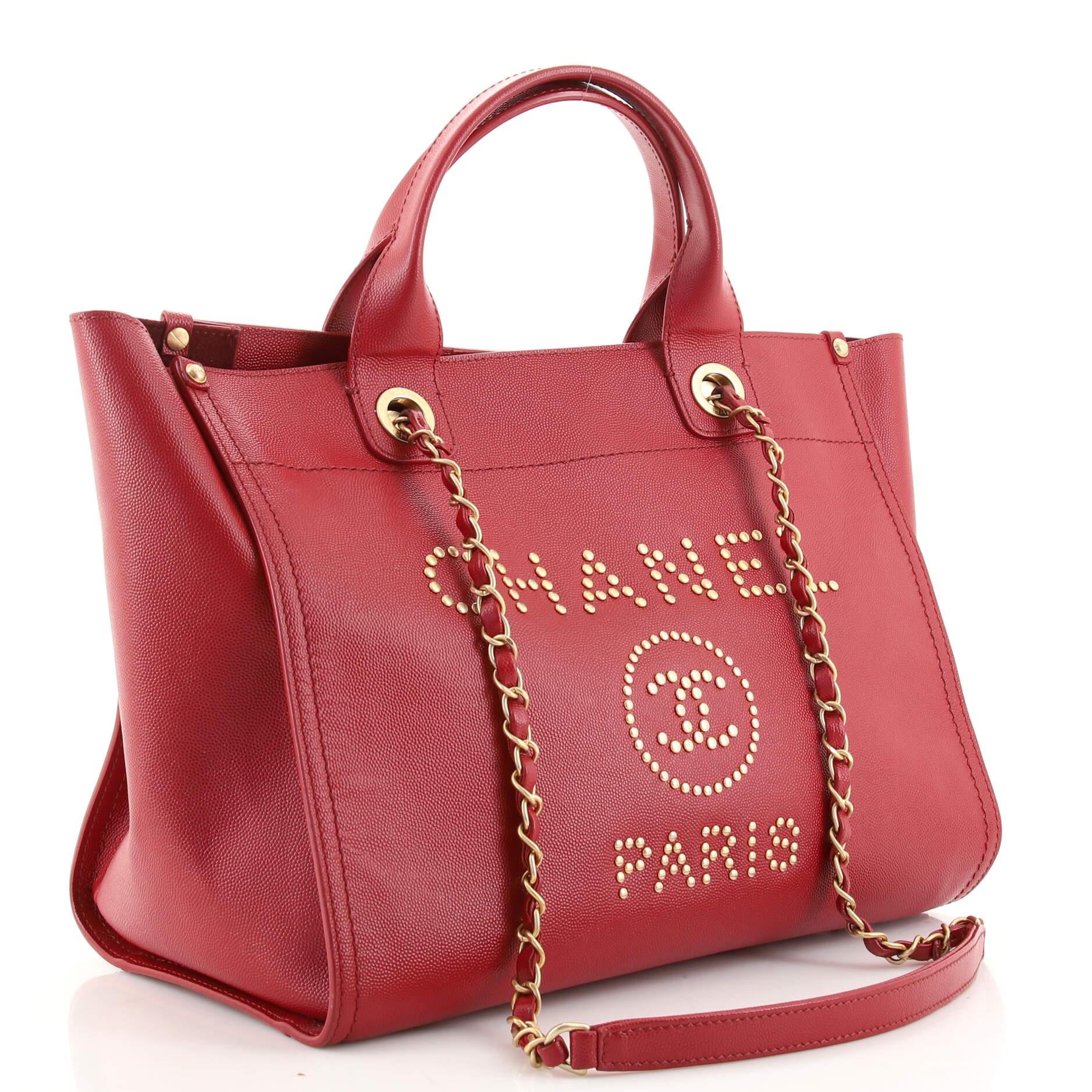 chanel deauville tote caviar