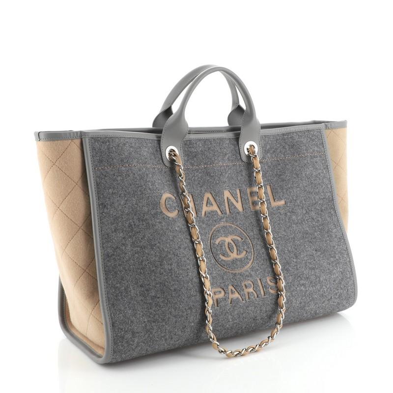 chanel wool tote