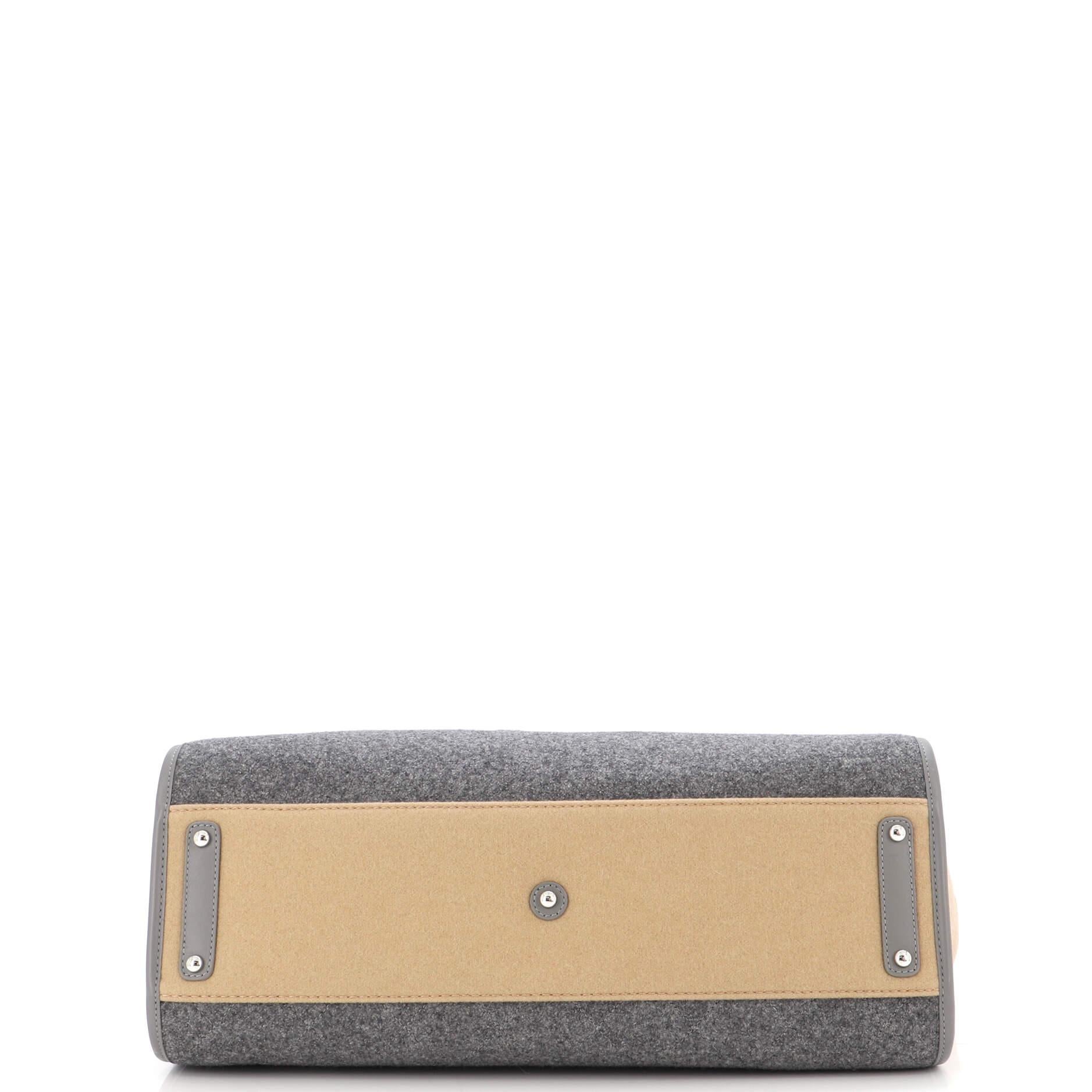 Chanel Deauville Tote Wool Felt Large 1