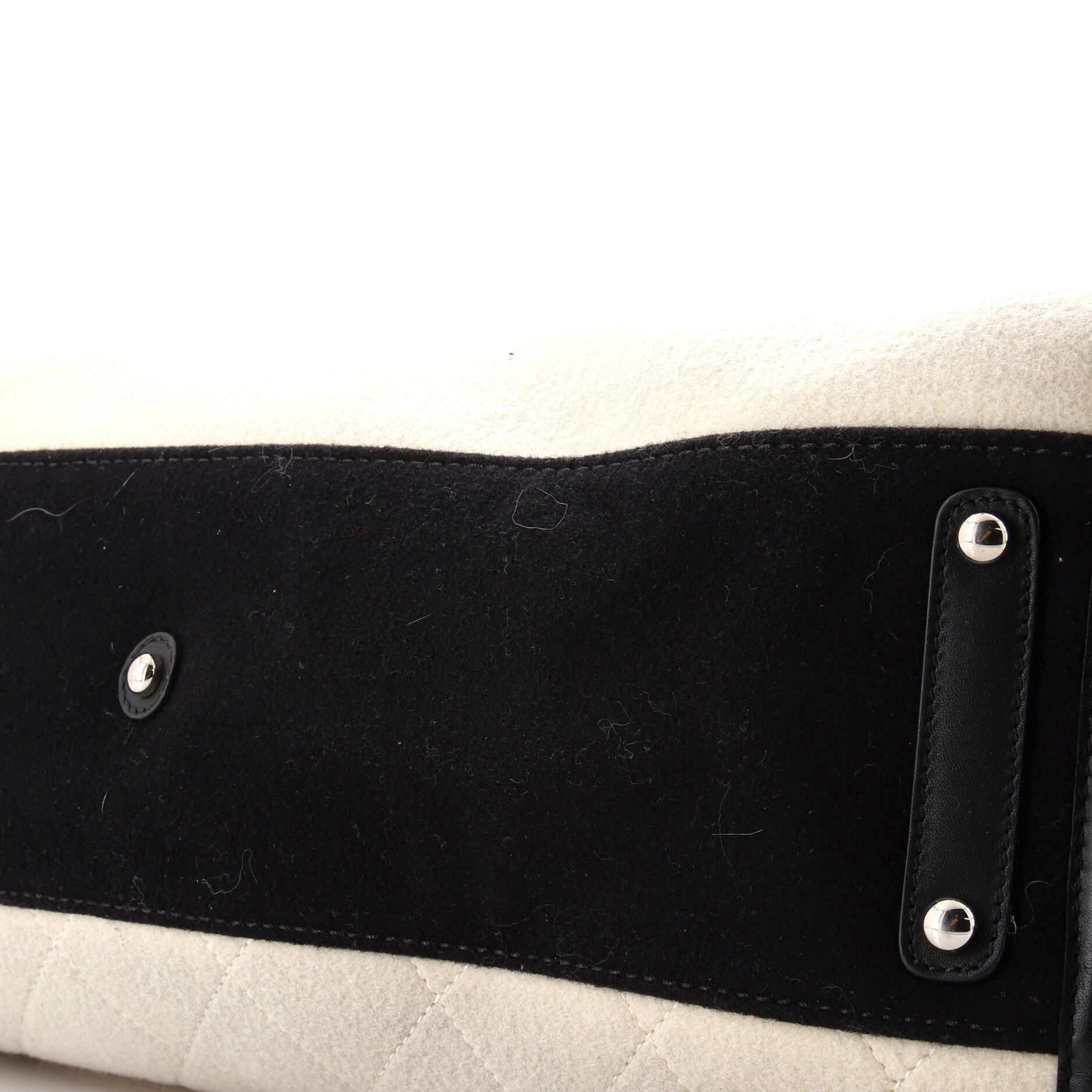 Chanel Deauville Tote Wool Felt Large 2