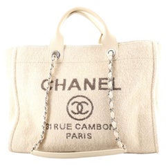 Chanel Deauville Tote Wool Medium