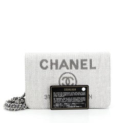 Chanel Deauville Wallet on Chain Raffia