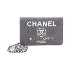 Chanel  Deauville Wallet on Chain Denim