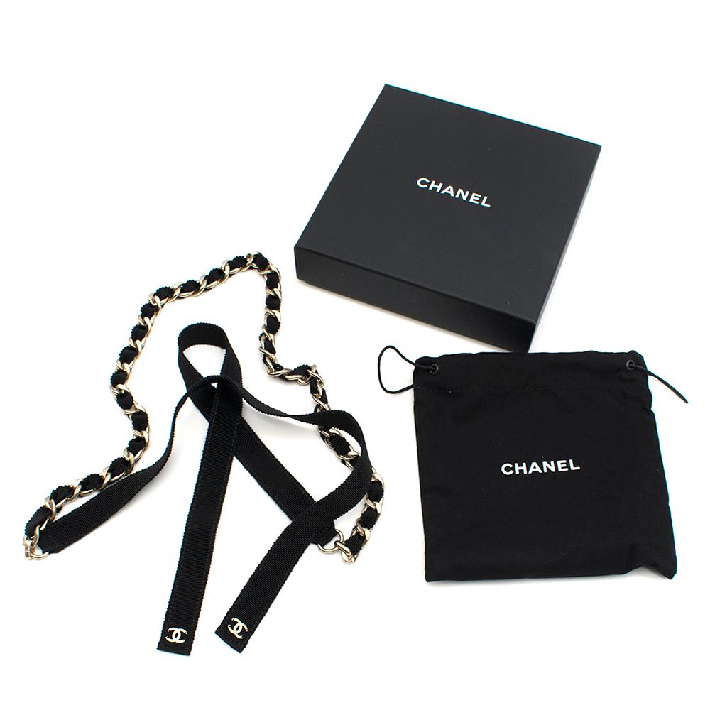 chanel chain belt