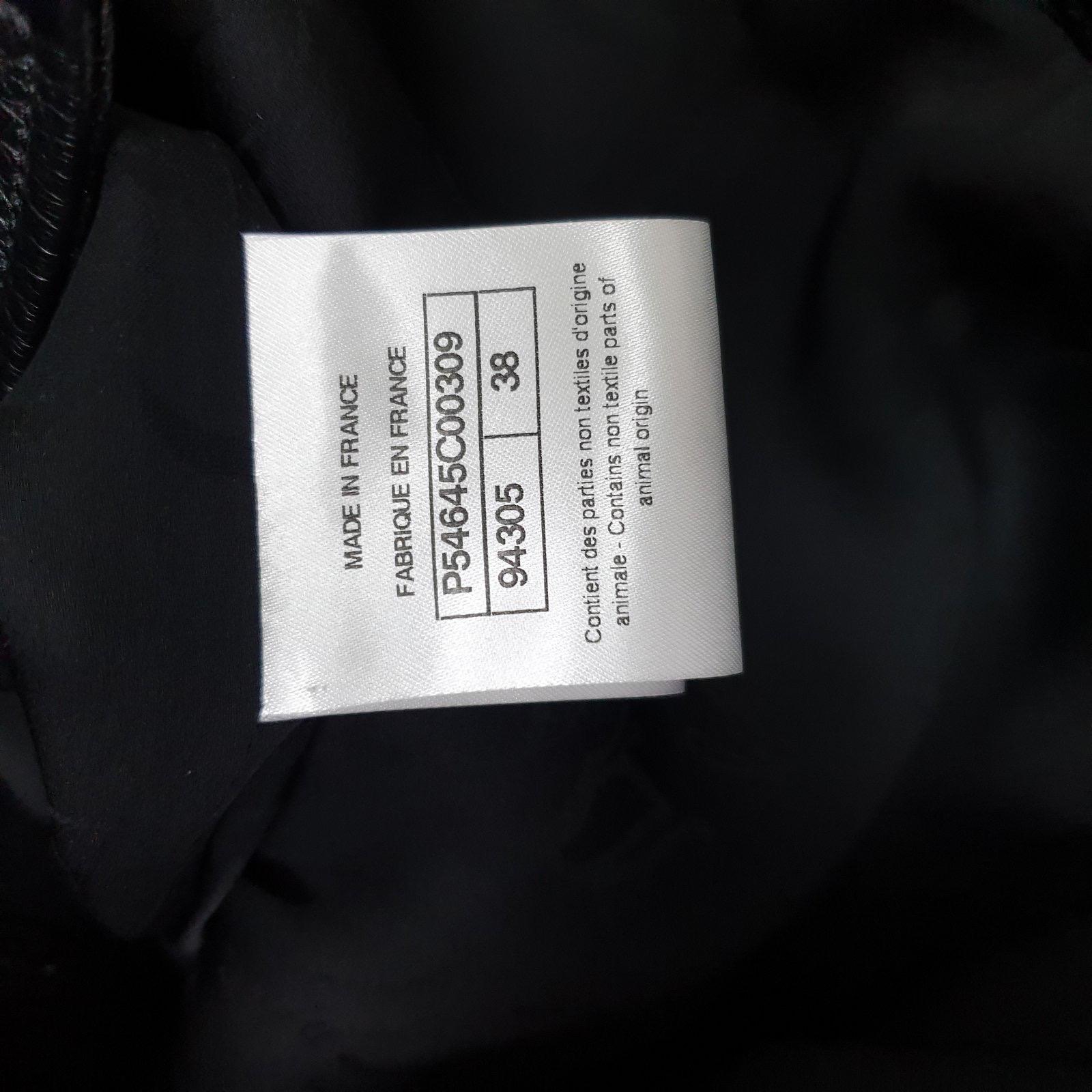 Women's Chanel Deer Leather Tweed Collar Jacket For Sale