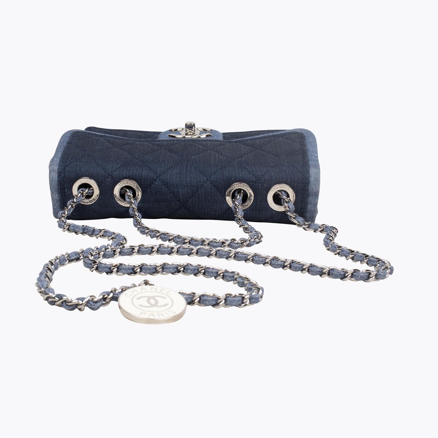 Women's Chanel Denim Classic Flap Bag