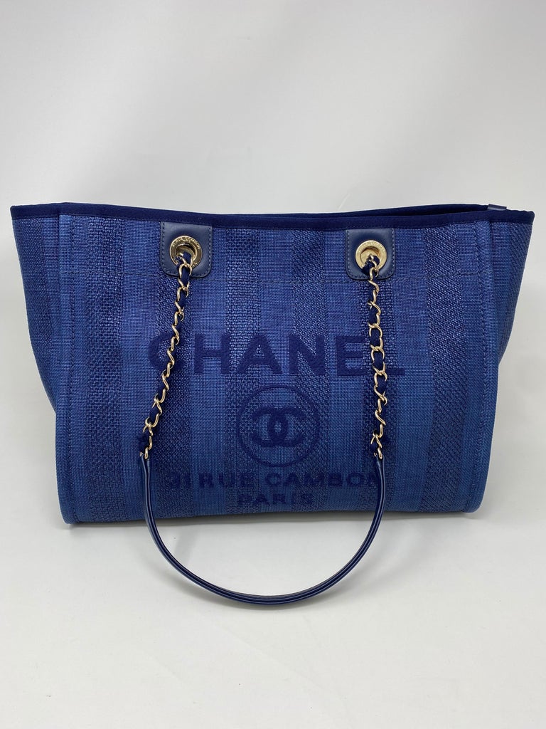 Chanel Denim Deauville Tote at 1stDibs