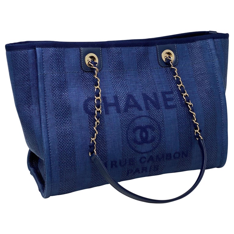 Chanel Denim Deauville Tote at 1stDibs