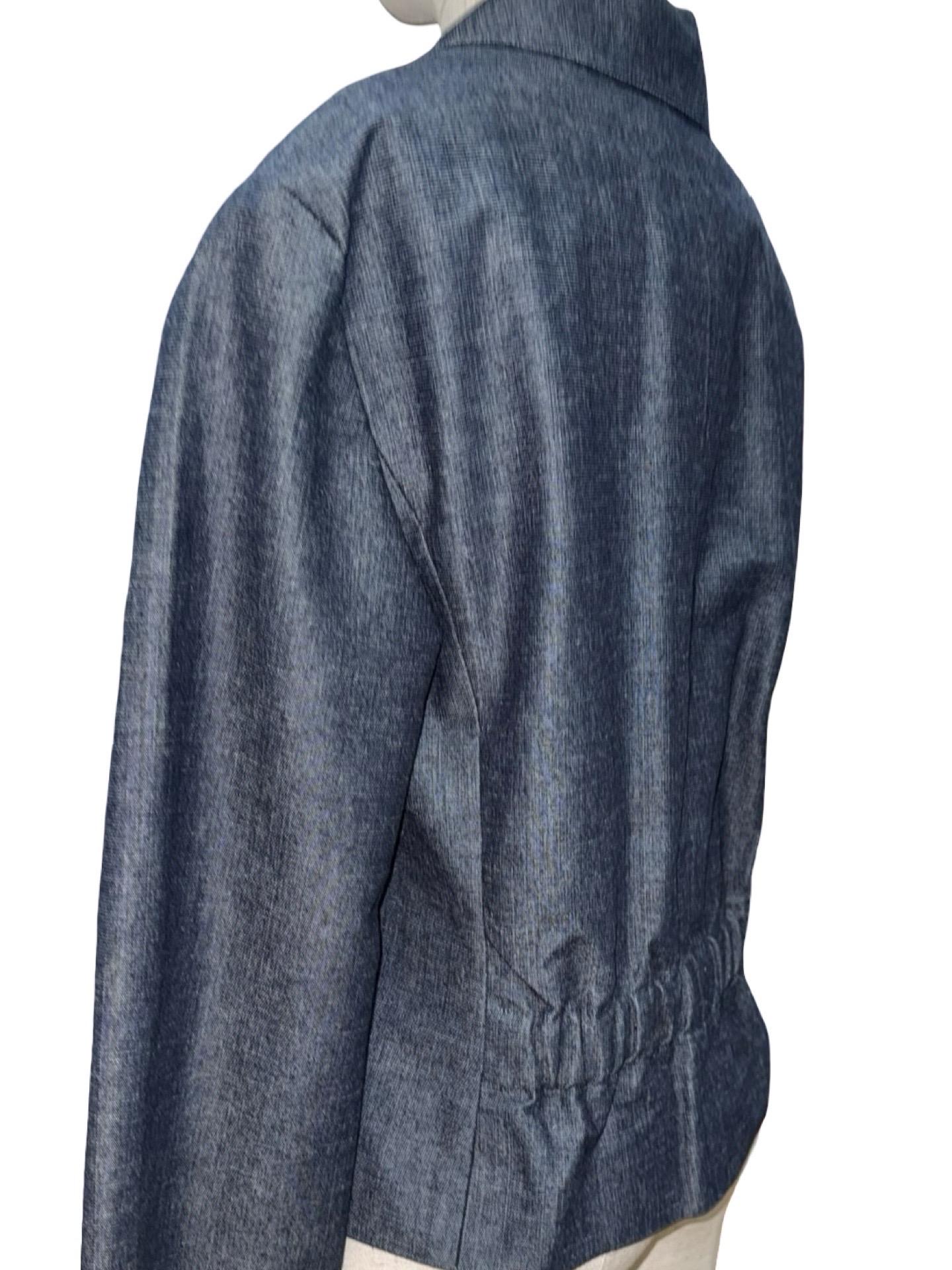 Women's Chanel denim jacket with CC sequins pockets For Sale