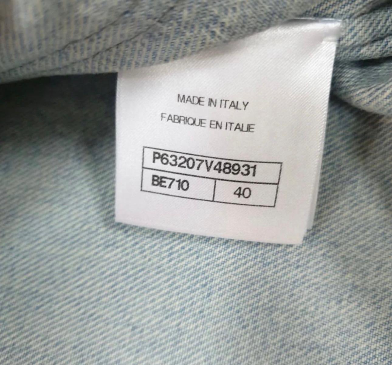 Chanel Denim Jean 2020 Raw Edge Coat Jacket Blazer 2