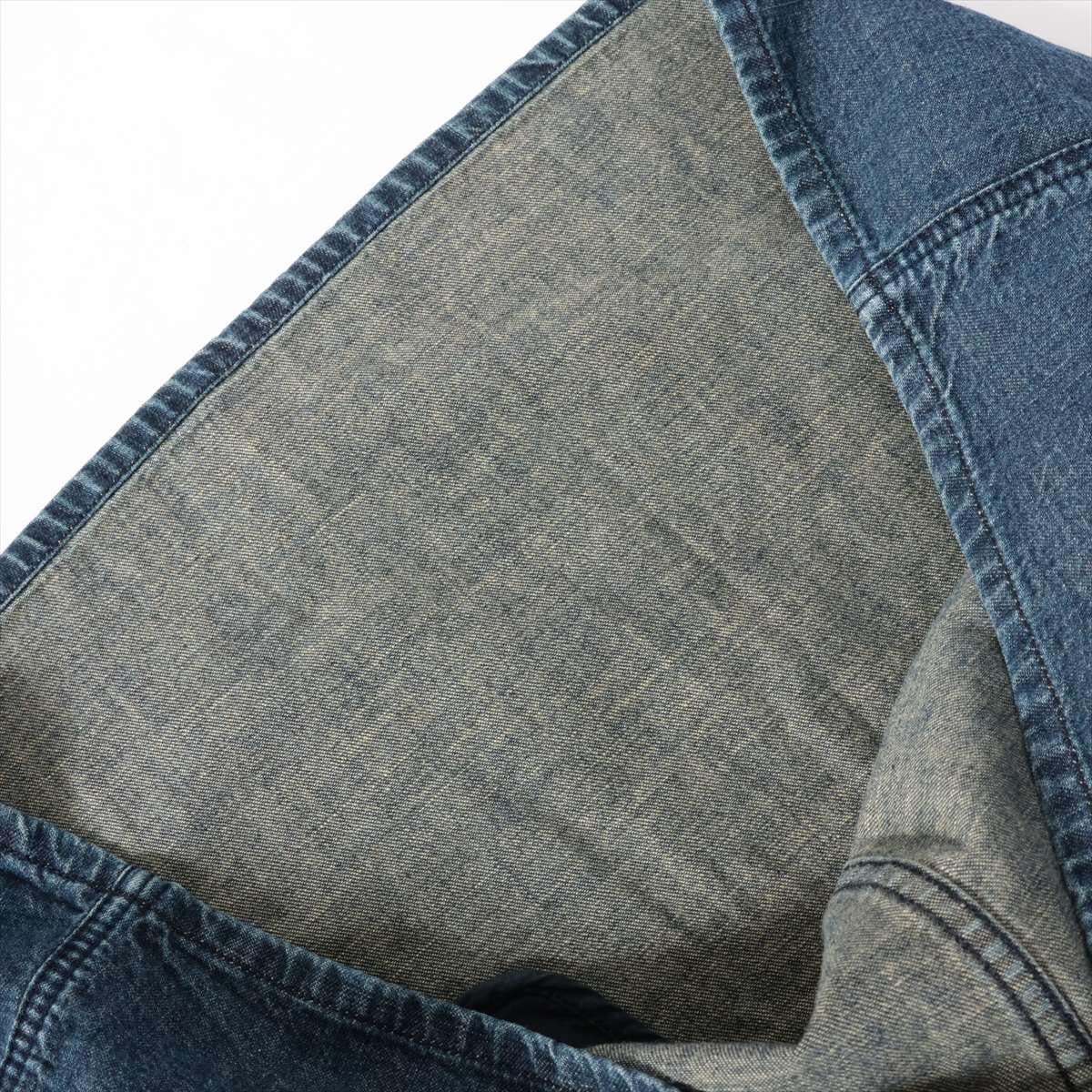 Chanel Denim Skirt Navy Blue 1