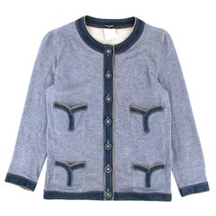 Chanel denim-trimmed cardigan	44 FR