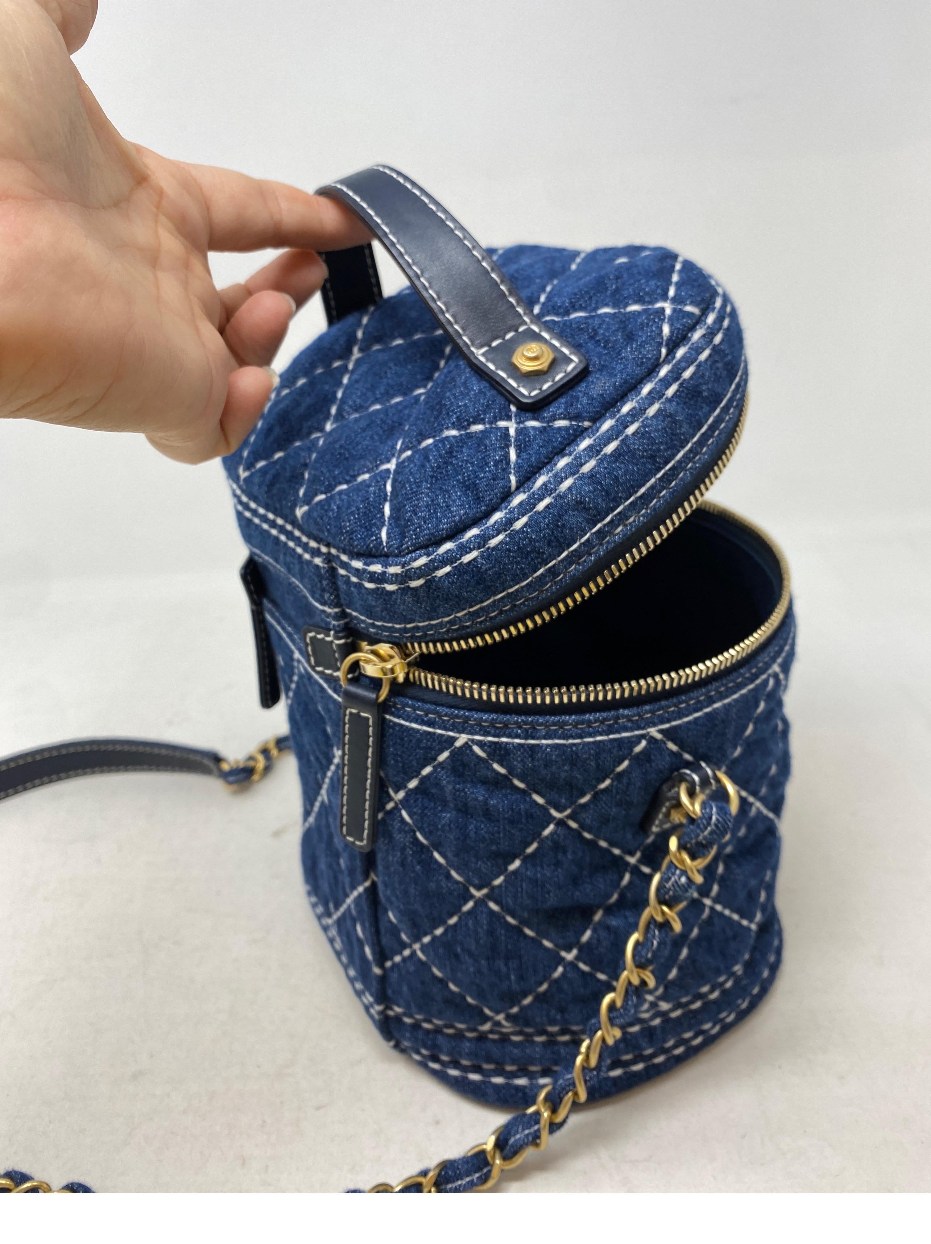 Chanel Denim Vanity Bag  5