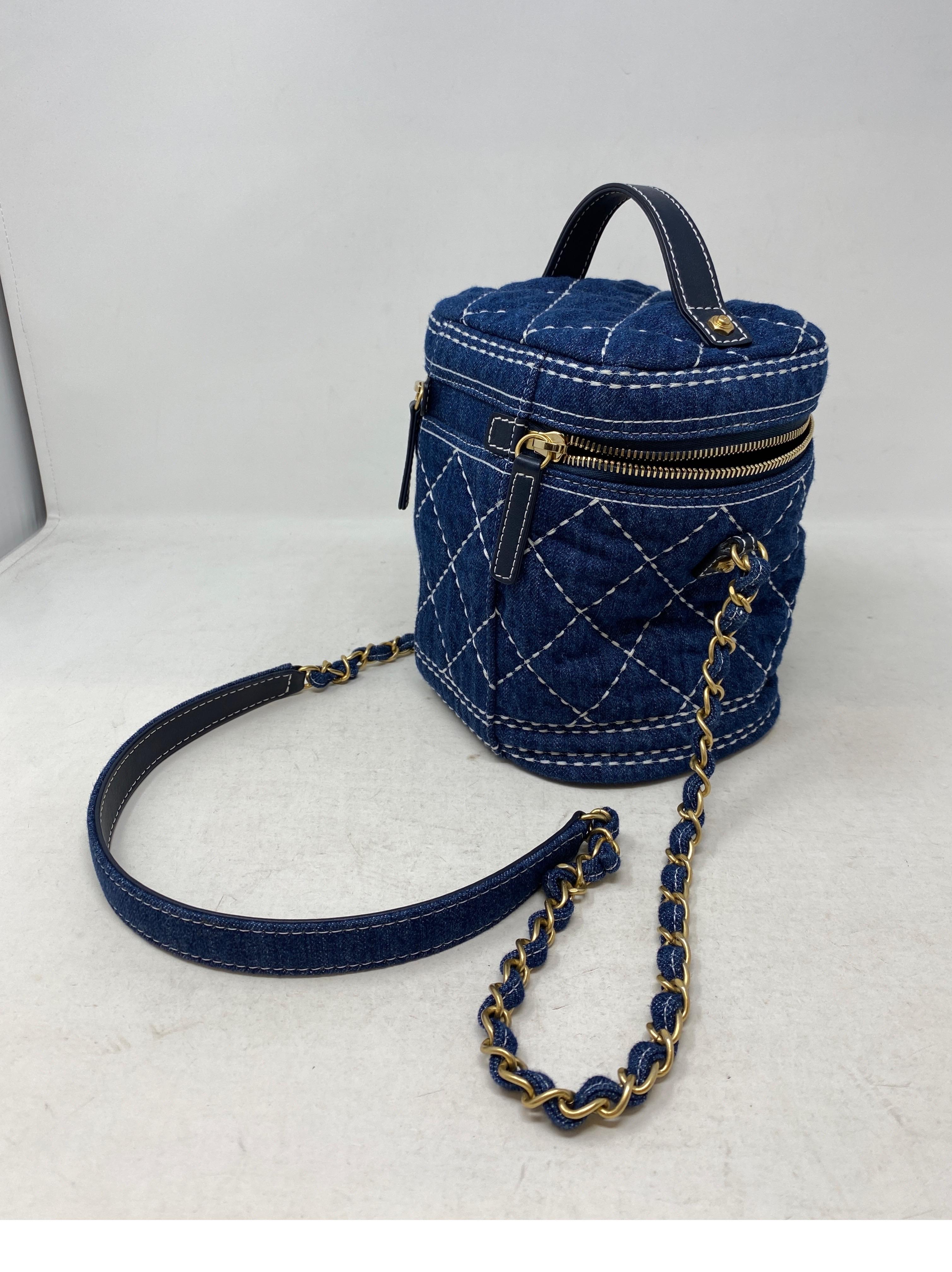 Chanel Denim Vanity Bag  7