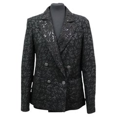 Chanel Dentelle And Sequins CC Blazer Jacket
