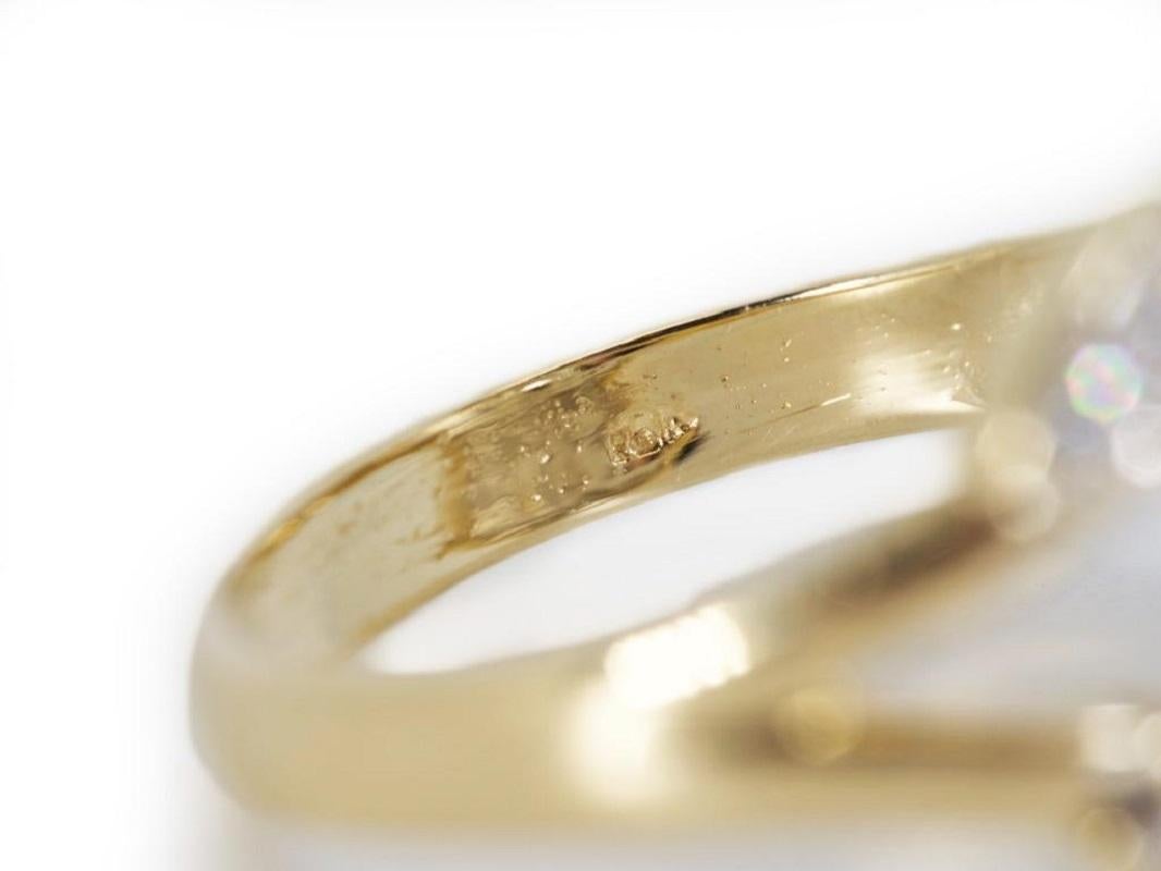 chanel gold ring with diamonds