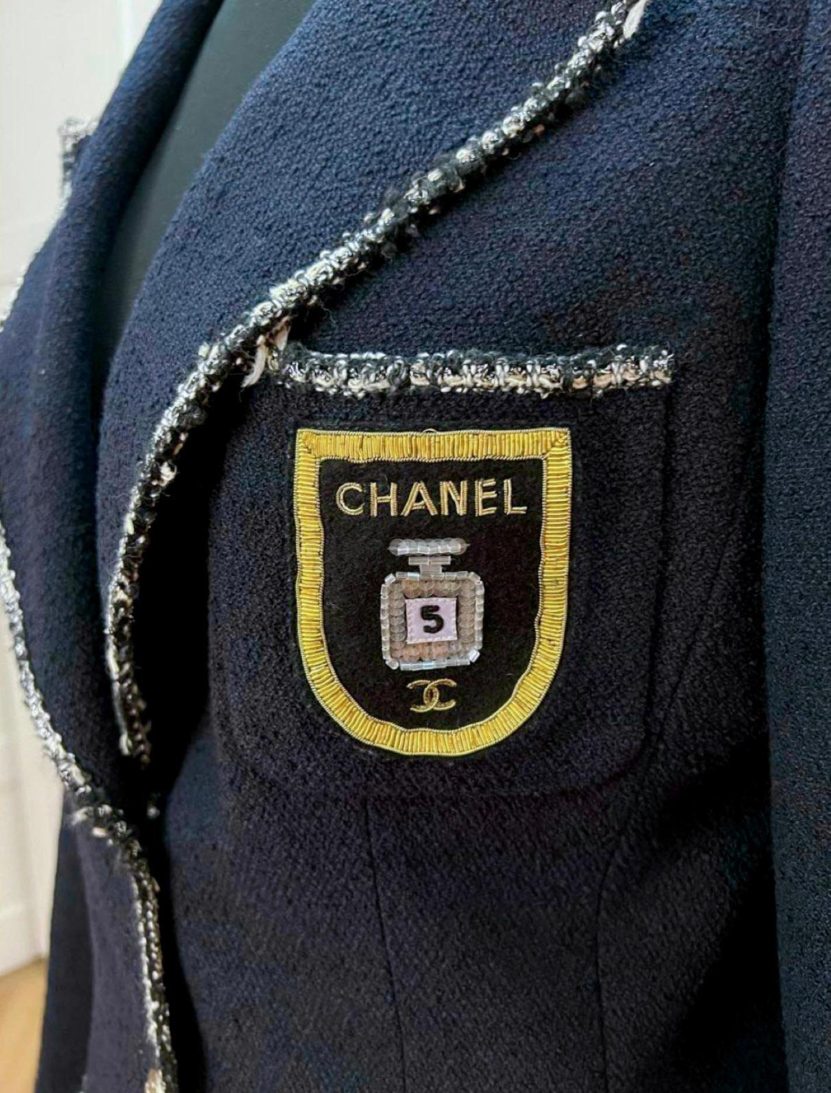 Chanel Devil Wears Prada Iconic CC Patch Tweed Jacket 6